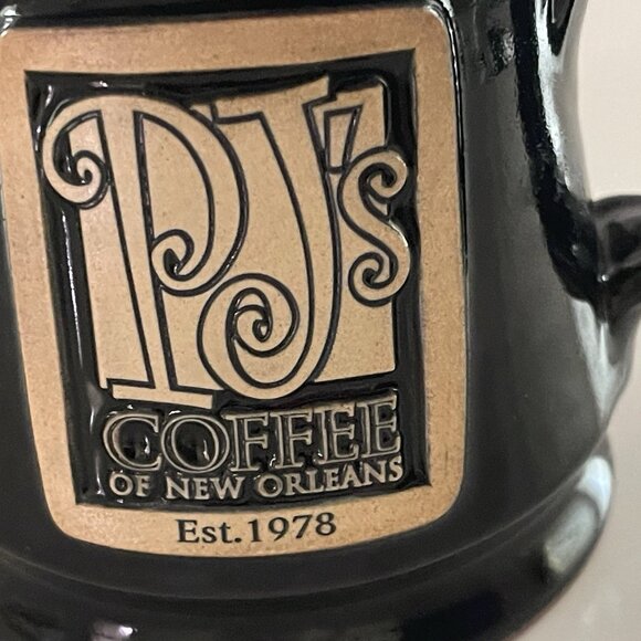 Deneen Pottery PJ’s Coffee of New Orleans Mug Handthrown Cup NOLA USA 2010 - Picture 3 of 13